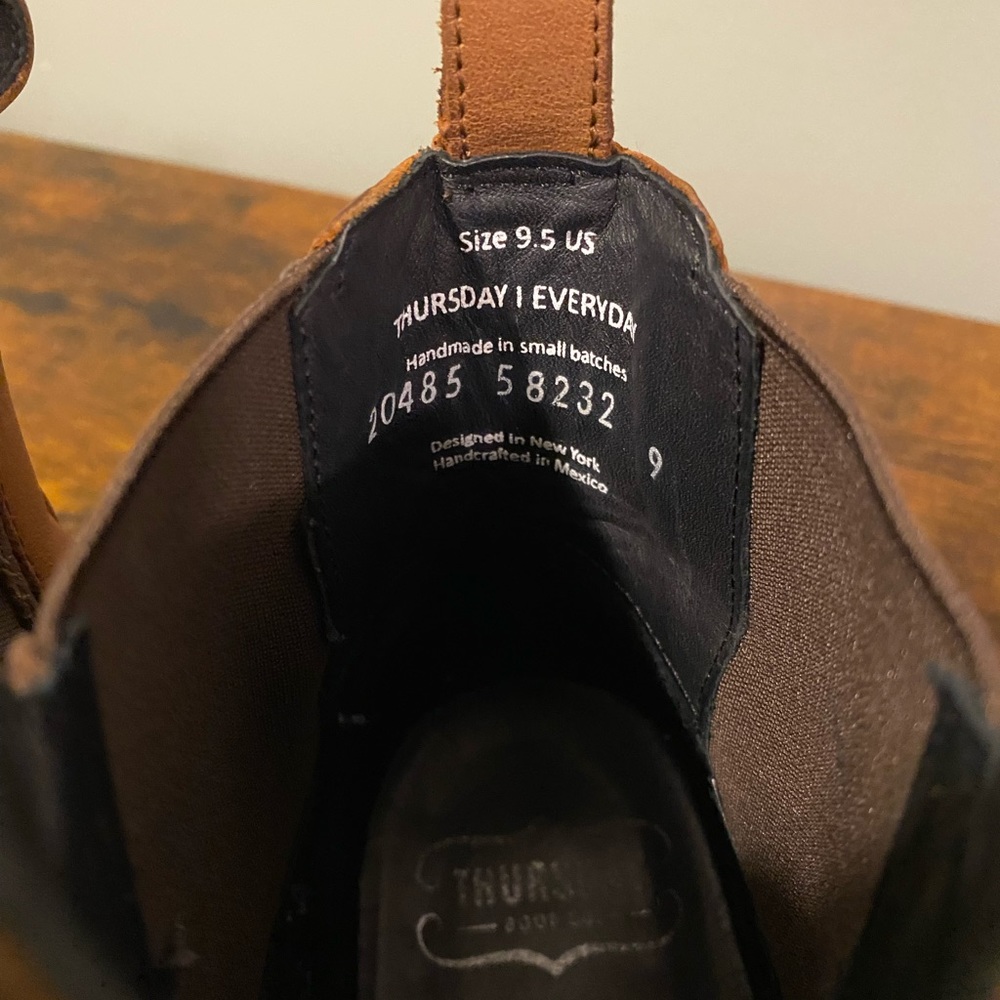 Thursday Boot Company Chestnut Leather Chelsea Boots - Picture 7 of 7